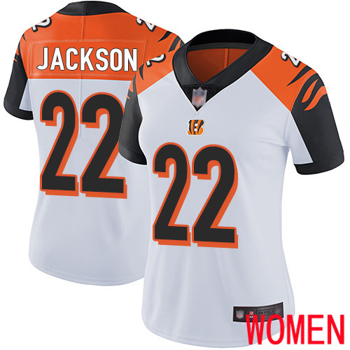 Cincinnati Bengals Limited White Women William Jackson Road Jersey NFL Footballl 22 Vapor Untouchable